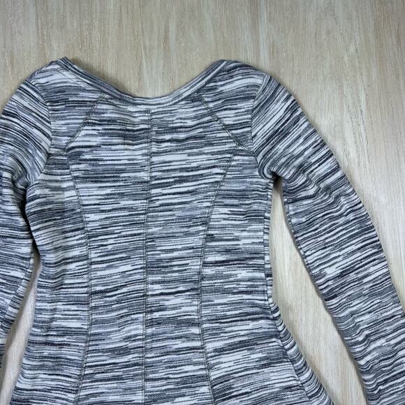 Anthropologie Saturday Sunday Gray Space Dye Bookend Sweater Dress XS Petite - Picture 9 of 15